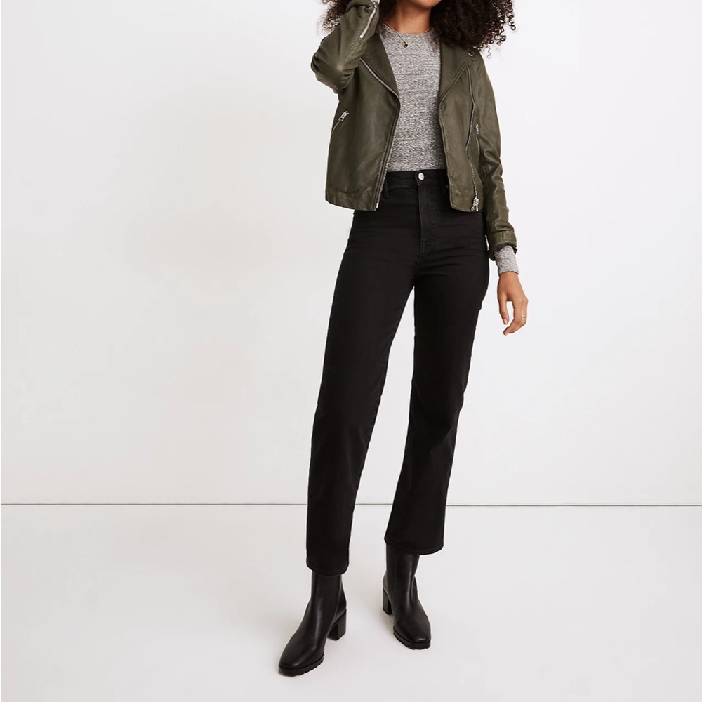 Slim Wide-Leg Jeans in Lunar Wash